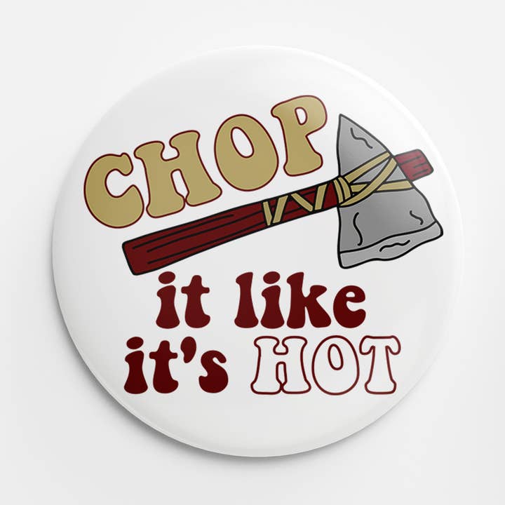 Bouton Chop It (doré) pour la vente par Thanks For Everything