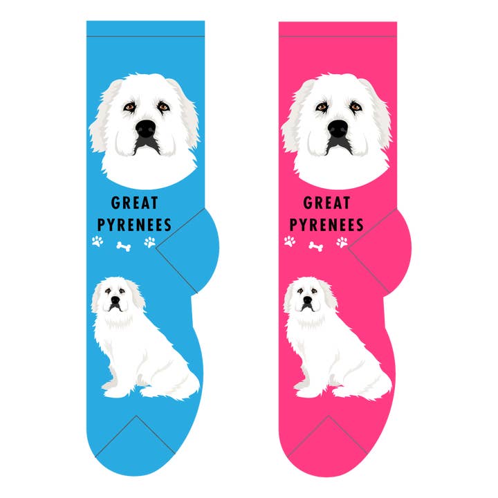 FOOZYS Fun Socks - Wholesale Socks - Women's - Great Pyrenees Socks