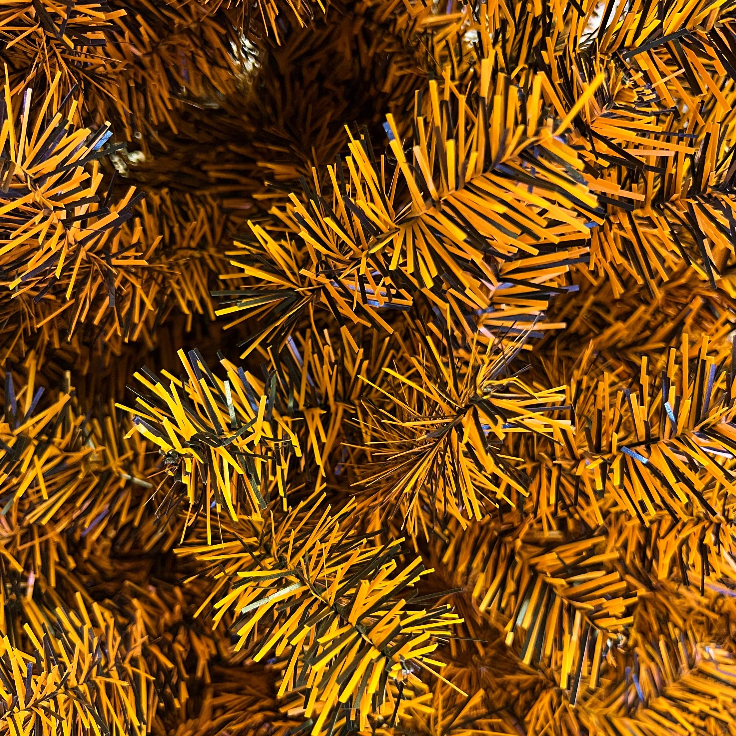 Tree Buddees – wholesale Artificial Christmas tree – 30% Off Sale! - Black and Orange Halloween / Fall Colored Christmas Tree 6 Feet Tall3