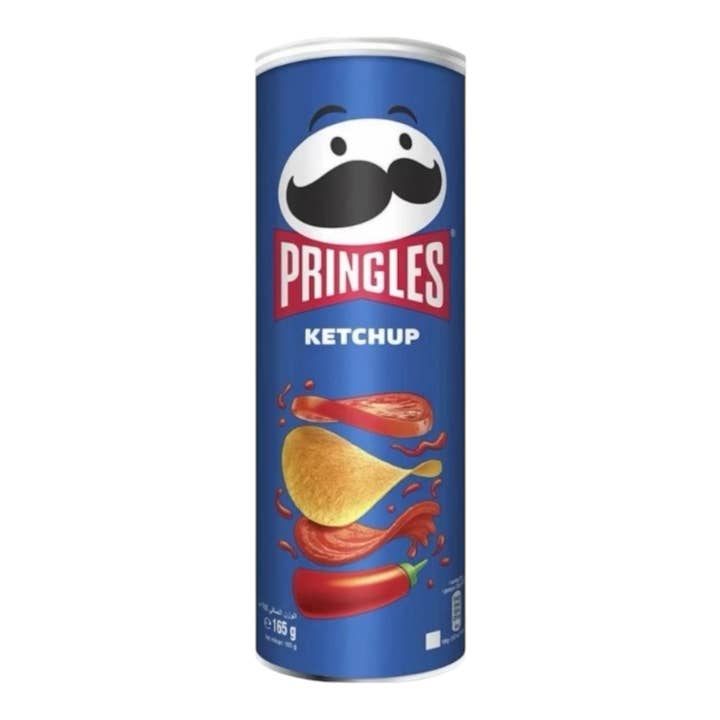 Pringles Potato Chips Ketchup 175 GR for wholesale by Made in eatalia