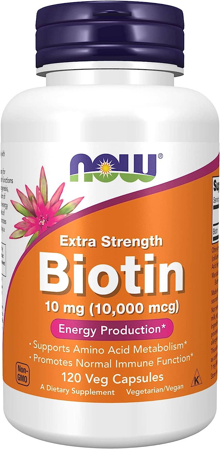 NOW Supplements, Biotin 10 mg (10,000 mcg), Extra Strength for wholesale by NutriCelebrity