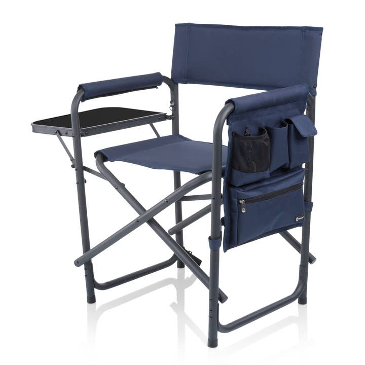 Picnic Time Family of Brands - Wholesale Outdoor Chair - Sports Outdoor Portable Camp Chair with Side Table