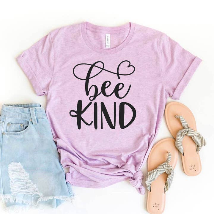 Bee Kind T-shirt - Bella Canvas for wholesale by Printliss
