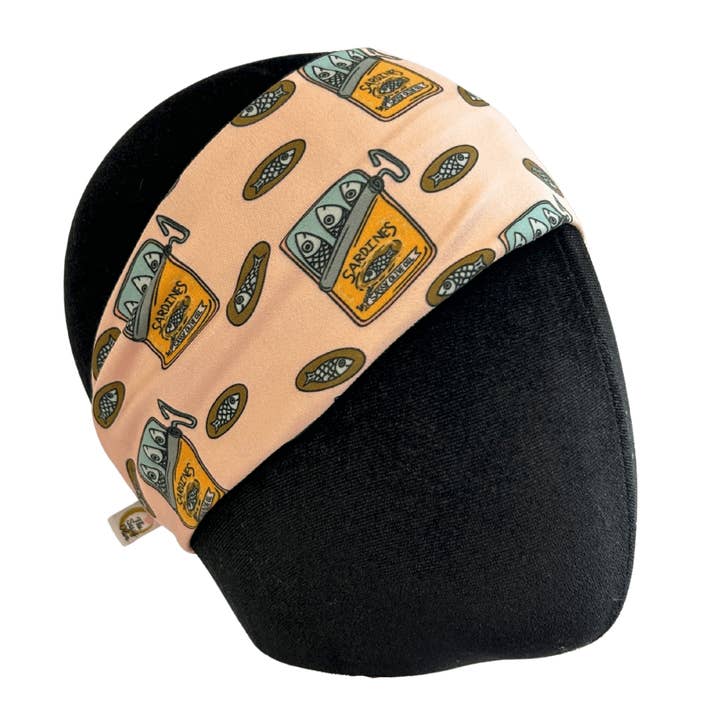 Fascia per Capelli Sassy Sardines Stretch per la vendita all'ingrosso da parte di The Sassy Olive Handmade Headbands