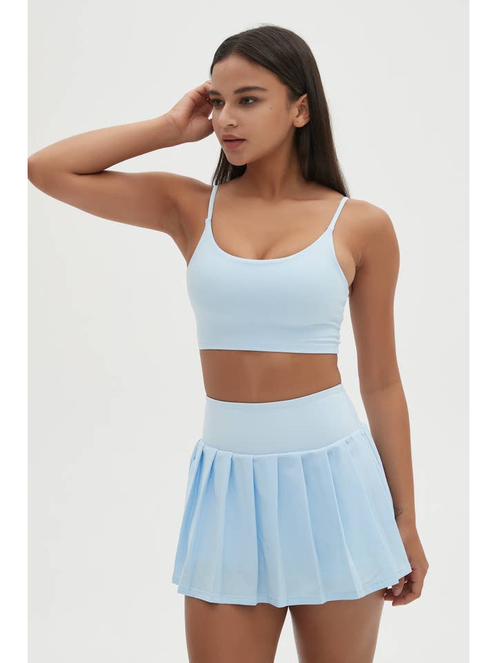 91thelabel - Wholesale Activewear Set - Women's - Esther Lycra® Cami Top & Serena Skirt 2pc Activewear Set