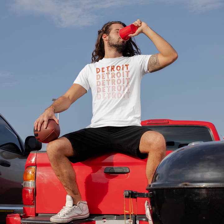 T-shirt unisex a maniche corte Detroit Fade per la vendita all'ingrosso da parte di inspire