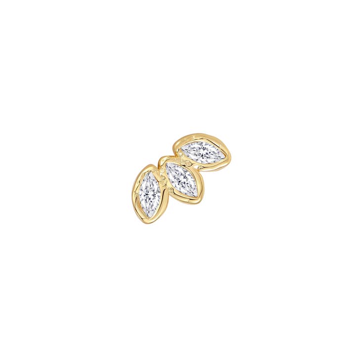 Nava Copenhagen - Wholesale Stud/Post Earrings - Hepa Petite Studs - Gold Plated2