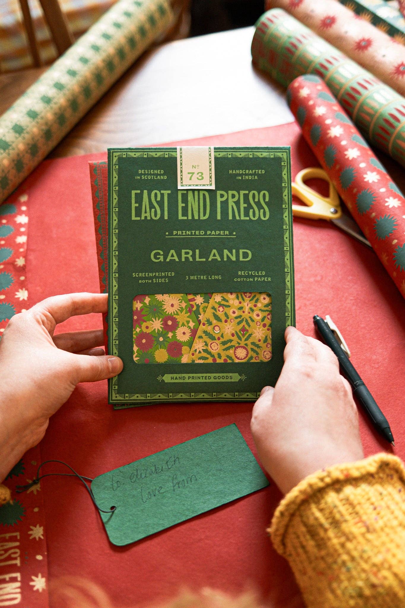 East End Press - Wholesale Bunting/Garland - UK/EU: Midcentury Trees Sewn Garland28