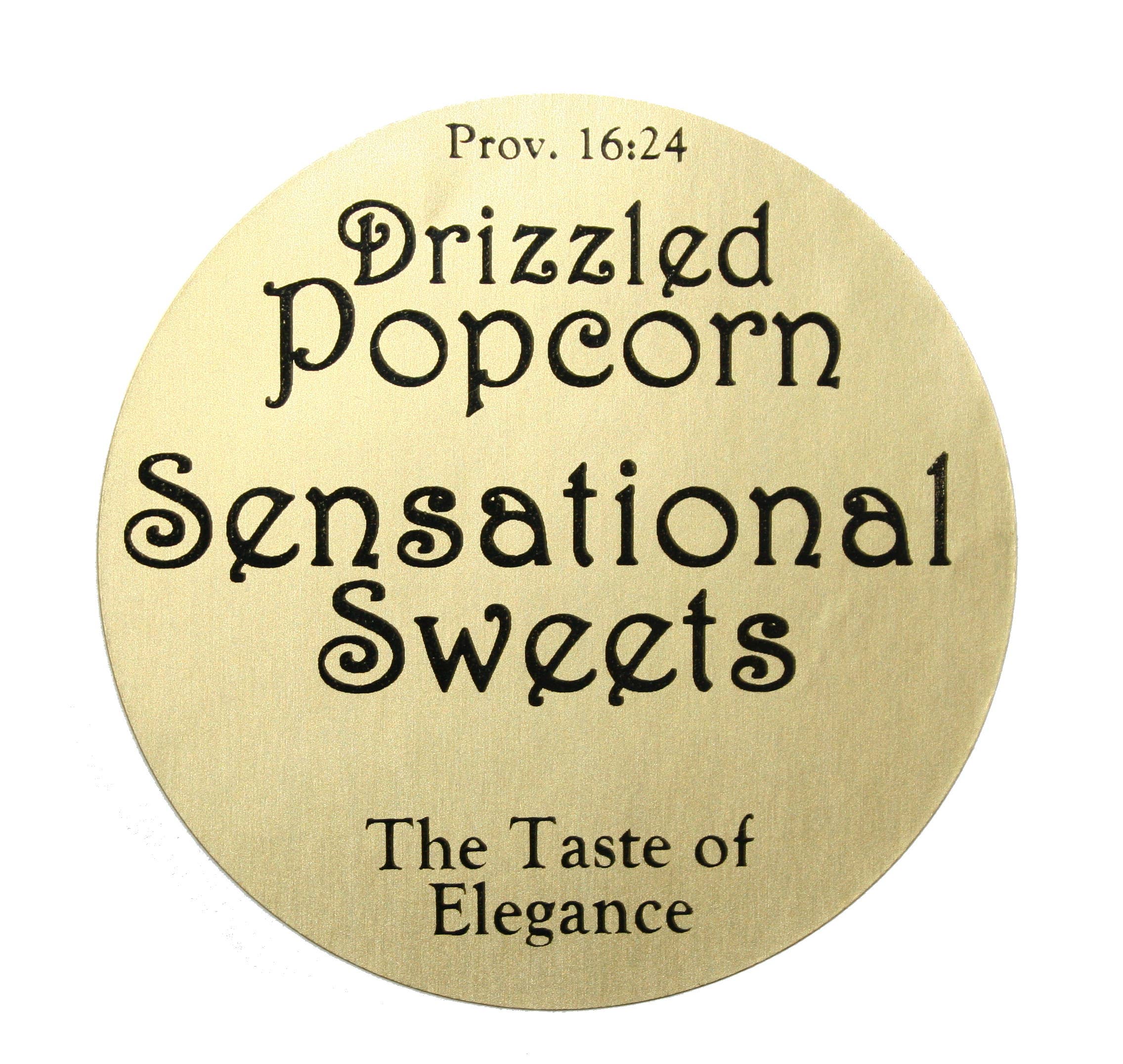 Sensational Sweets - Wholesale Popcorn - Gourmet Chocolate Drizzled Popcorn- 1.5 oz Bag w/Bow (PC025)0