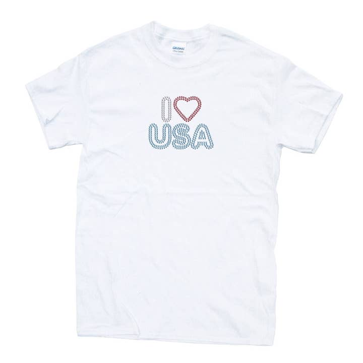 I Love USA #2 T-shirt pour femme pour la vente par Dog in the Closet