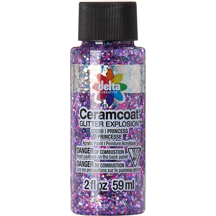 Plaid Crafts - Wholesale Acrylic Paint - Delta Ceramcoat ® Glitter Explosion™, 2 oz