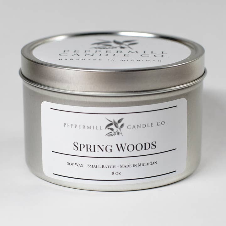 Vela de soja Spring Woods para venta al por mayor de Peppermill Candle Co.