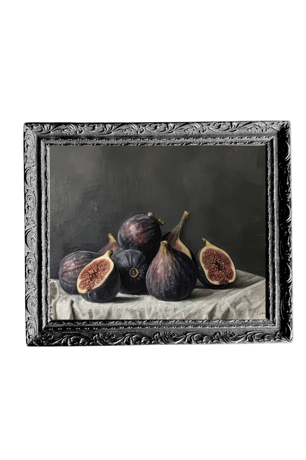 Luxe B Co - Wholesale Art print - Seasonal Fig | French Black Mould Framed Art