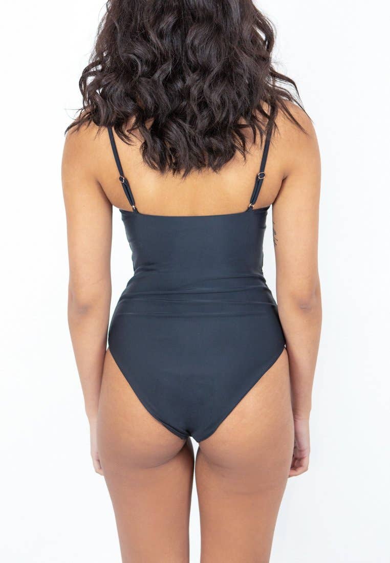 Ete Swimwear - Wholesale One Piece Swimsuit - Women's - Olympia One-piece Swimsuit - black3