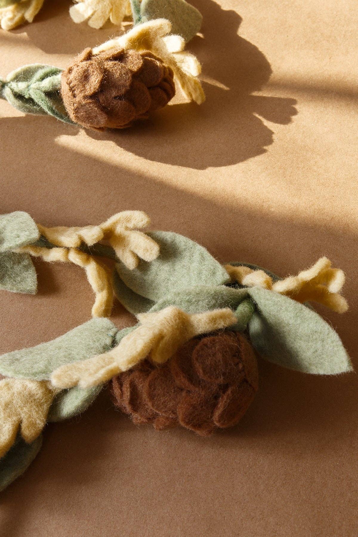 Global Goods Partners - Wholesale Bunting/Garland - Felt Pinecone Garland1