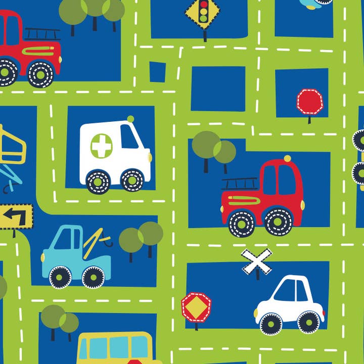 Share The Roads - Forro polar 100% poliéster 58/60 para venta al por mayor de Camelot