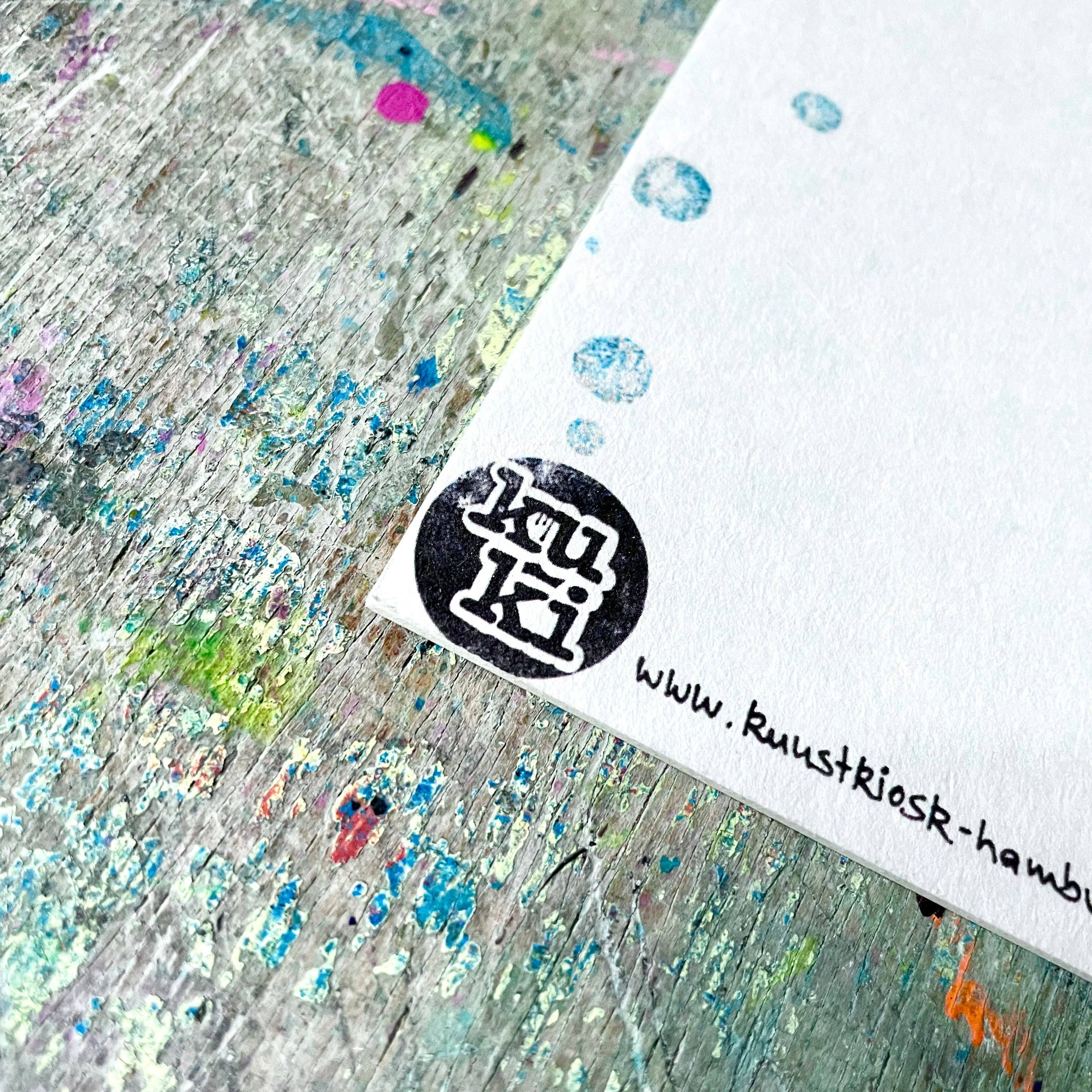 kuki - Wholesale Postcard - "Let Yourself Drift" kuki Postcard Set of 102