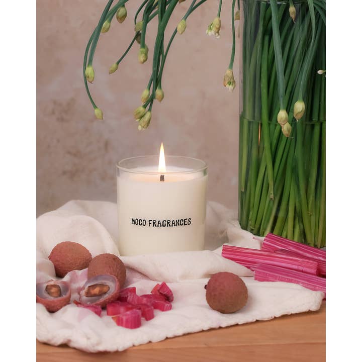MOCO Fragrances - Wholesale Jar/Filled Candle - Rhubarb Rouge - Classic Candle (Seasonal)