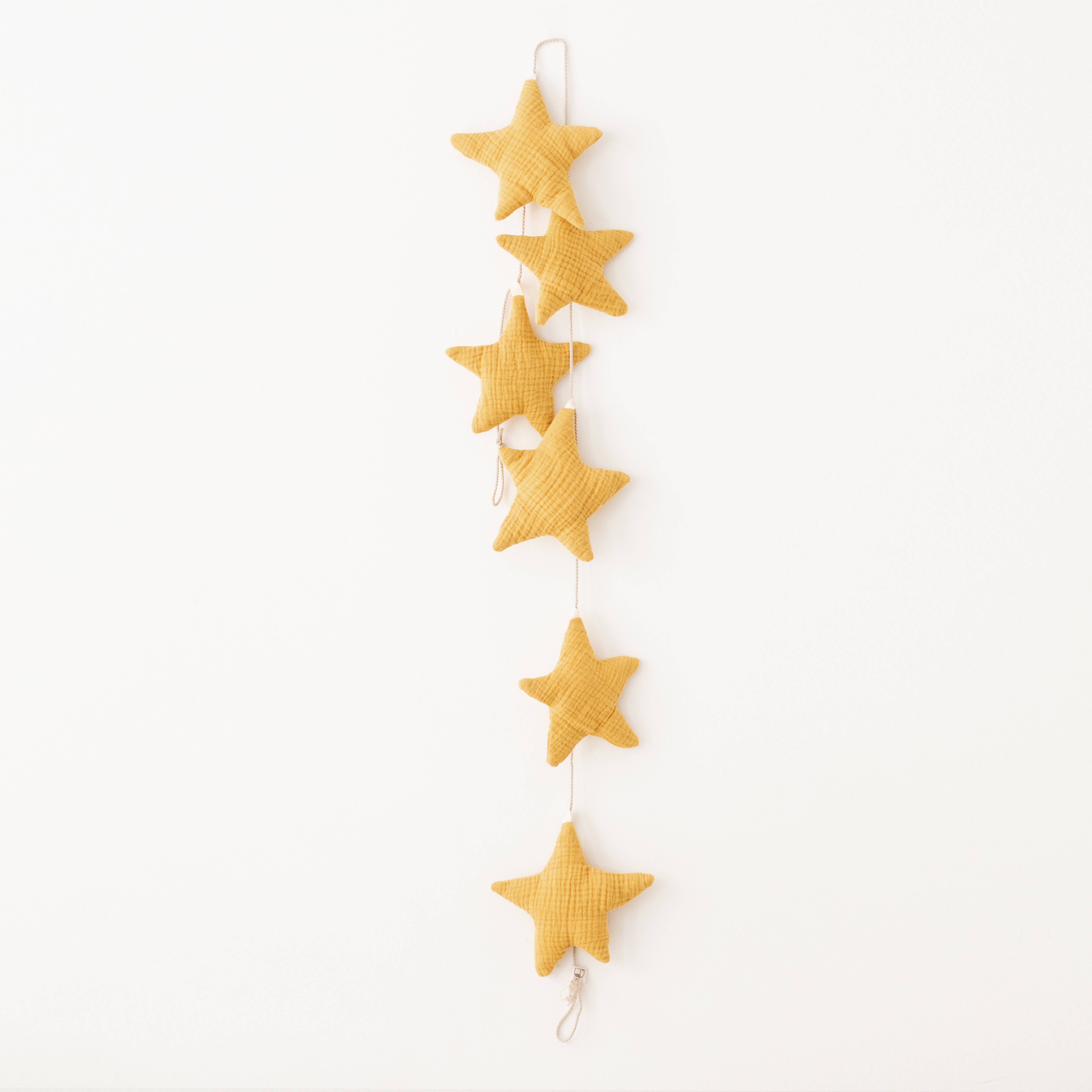 Monocrom – Großhandel Wimpel/Girlande – Sternengirlande Senf1