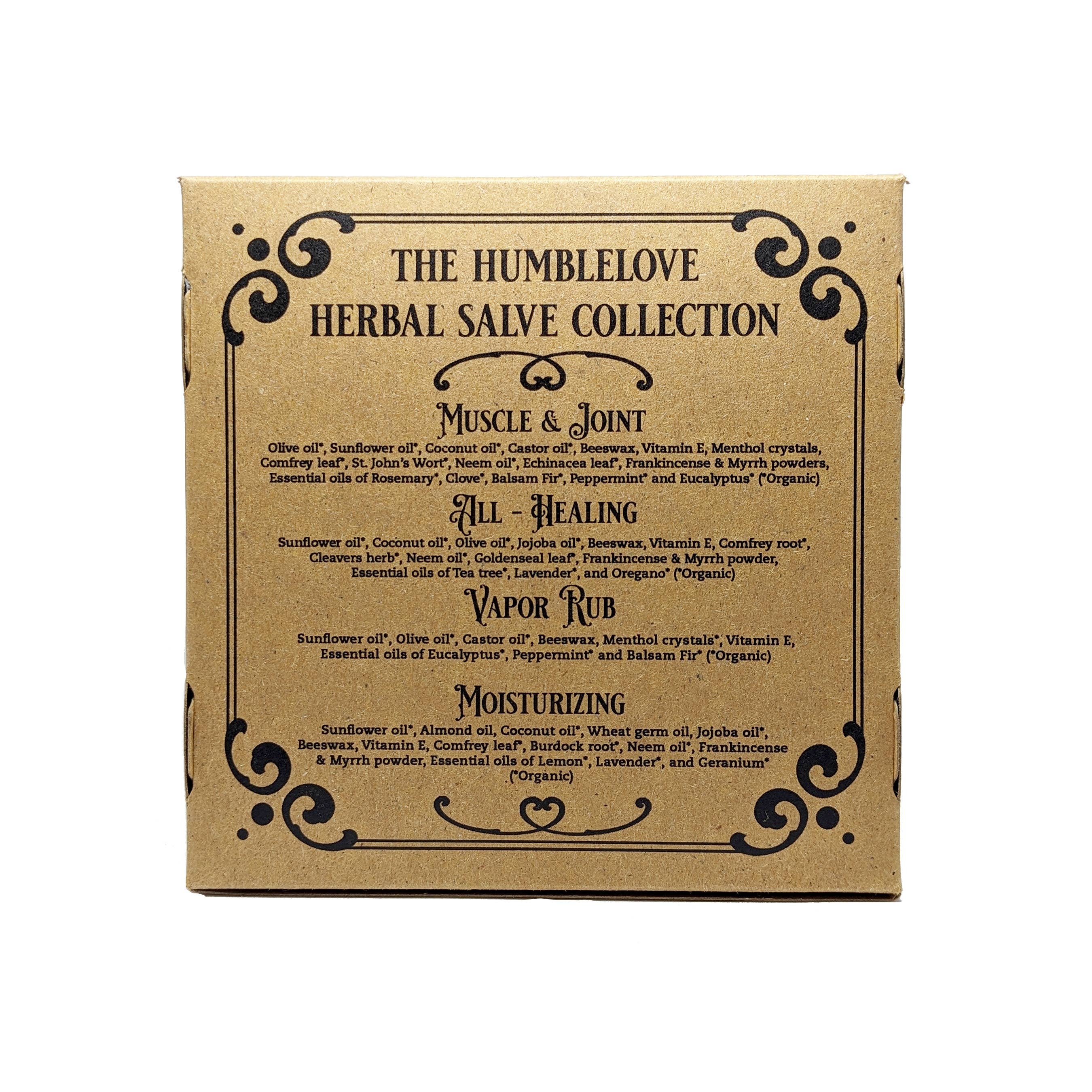 humblelove - Wholesale Healing Salve/Balm/Cream - Salve - 4-Pack Collection1