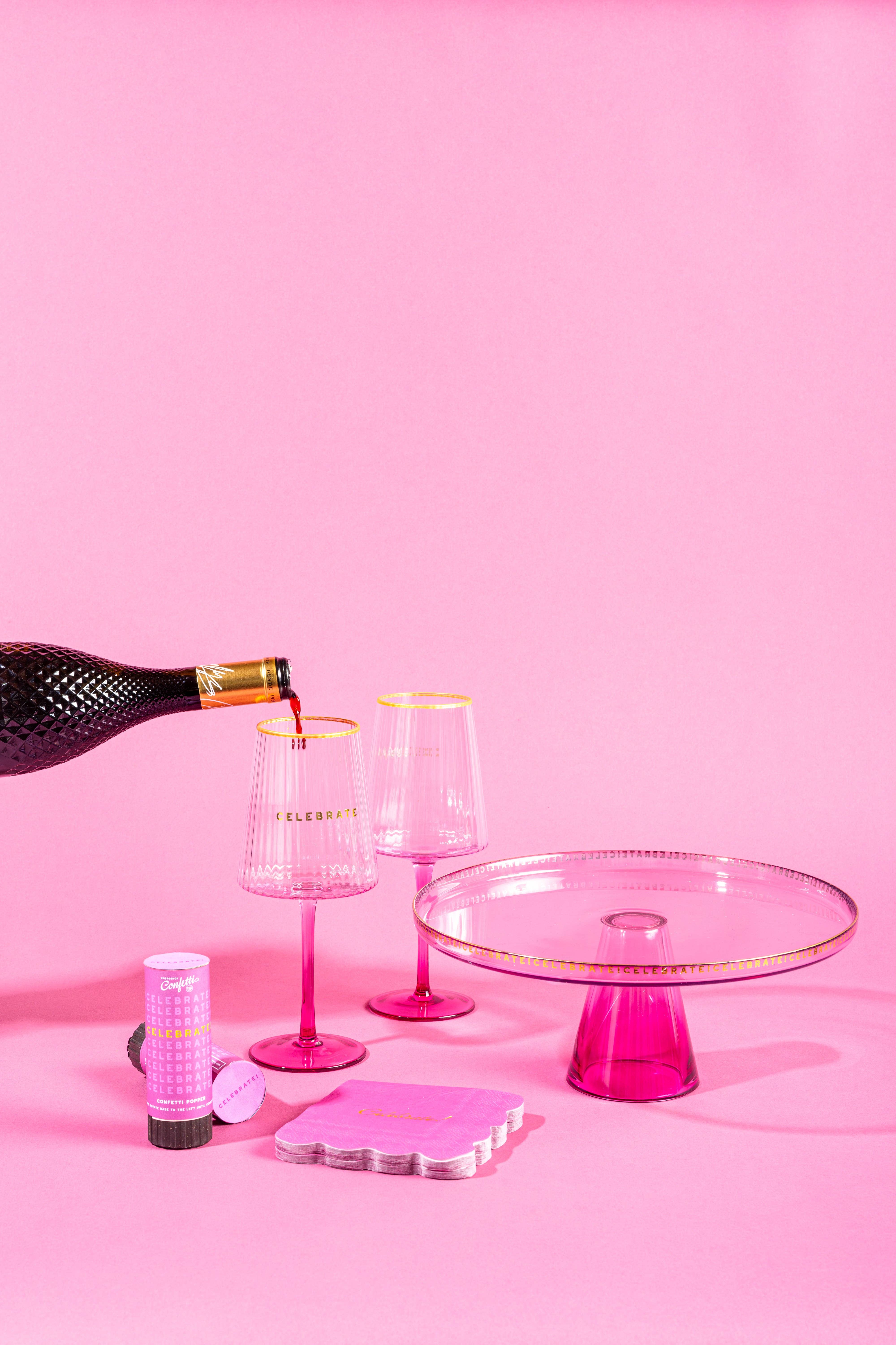 Emergency Confetti - Venta al por mayor Copas de vino - Copa de vino de celebración2