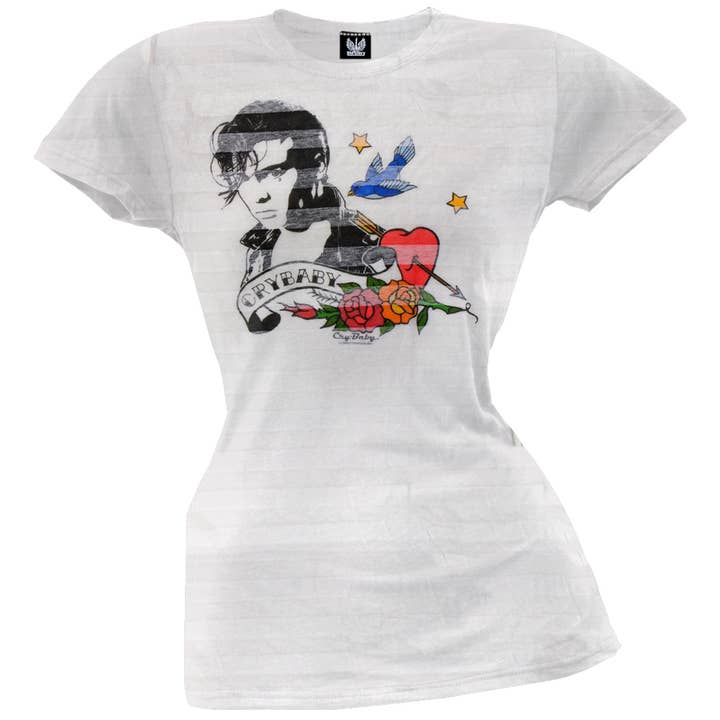 Cry Baby - Stripes Women's Juniors T Shirt for wholesale by Official Store