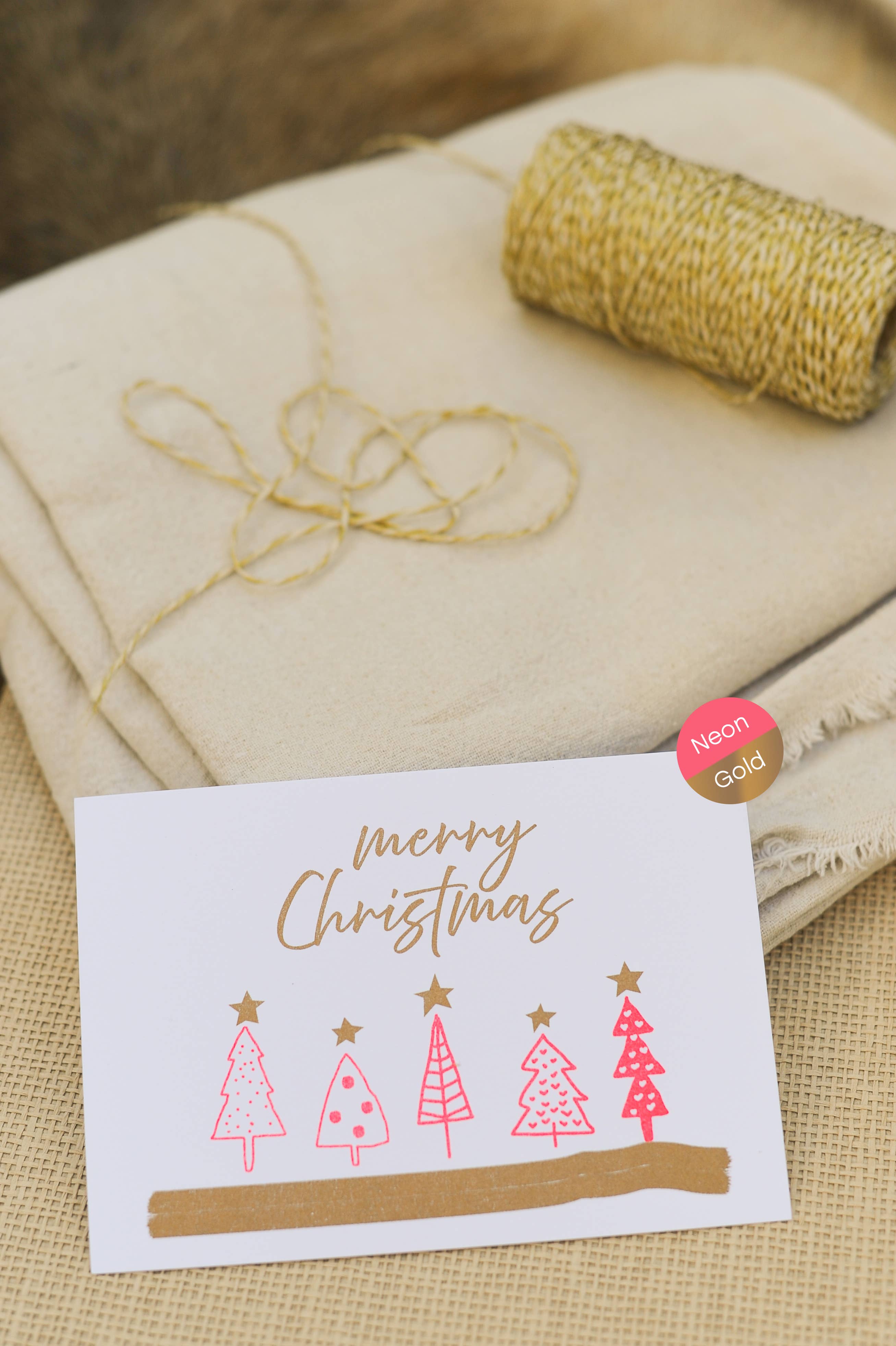 Hey!Cards GmbH & Co. KG - Wholesale Christmas Card - XMAS Trees | Riso Postcard | Christmas