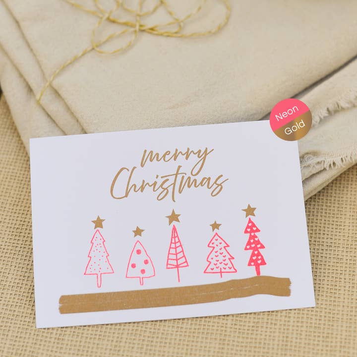 Hey!Cards GmbH & Co. KG - Wholesale Christmas Card - XMAS Trees | Riso Postcard | Christmas0