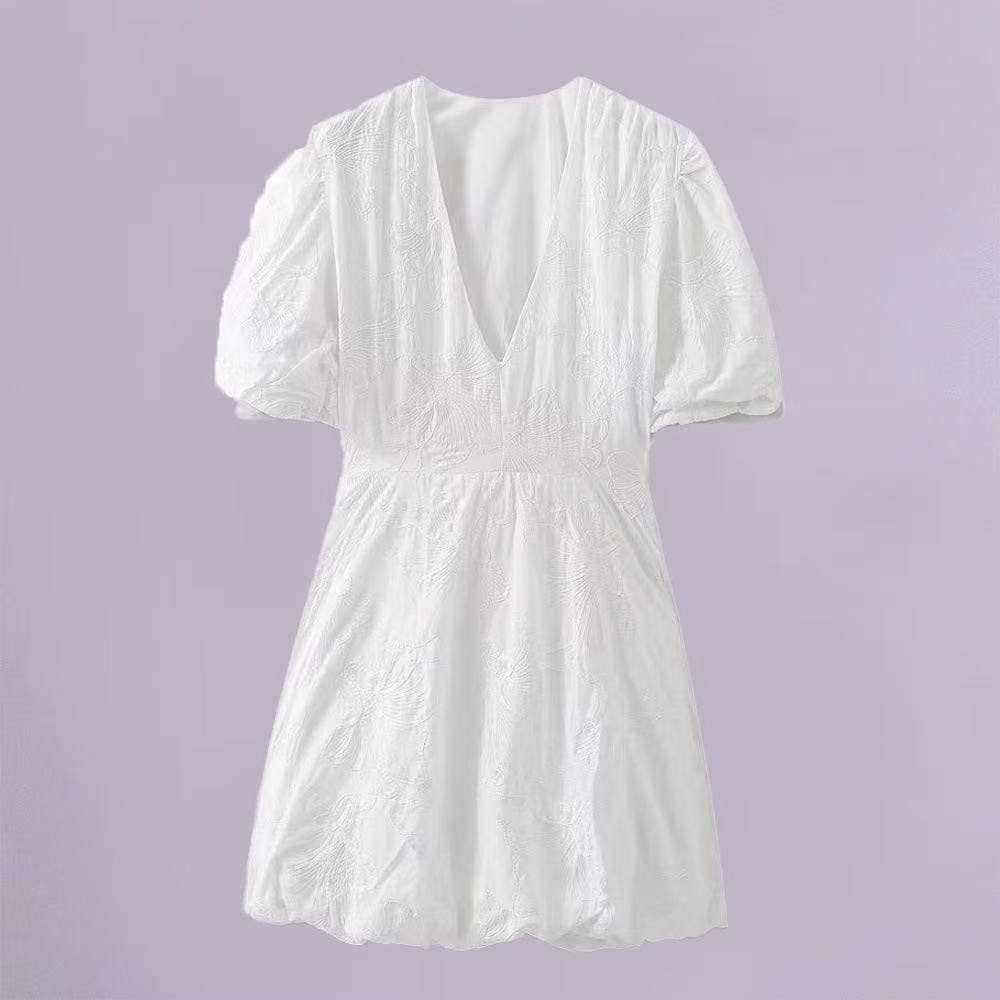 Miss Sparkling - Wholesale Dress - Women's - Floral Design Mini Dress1