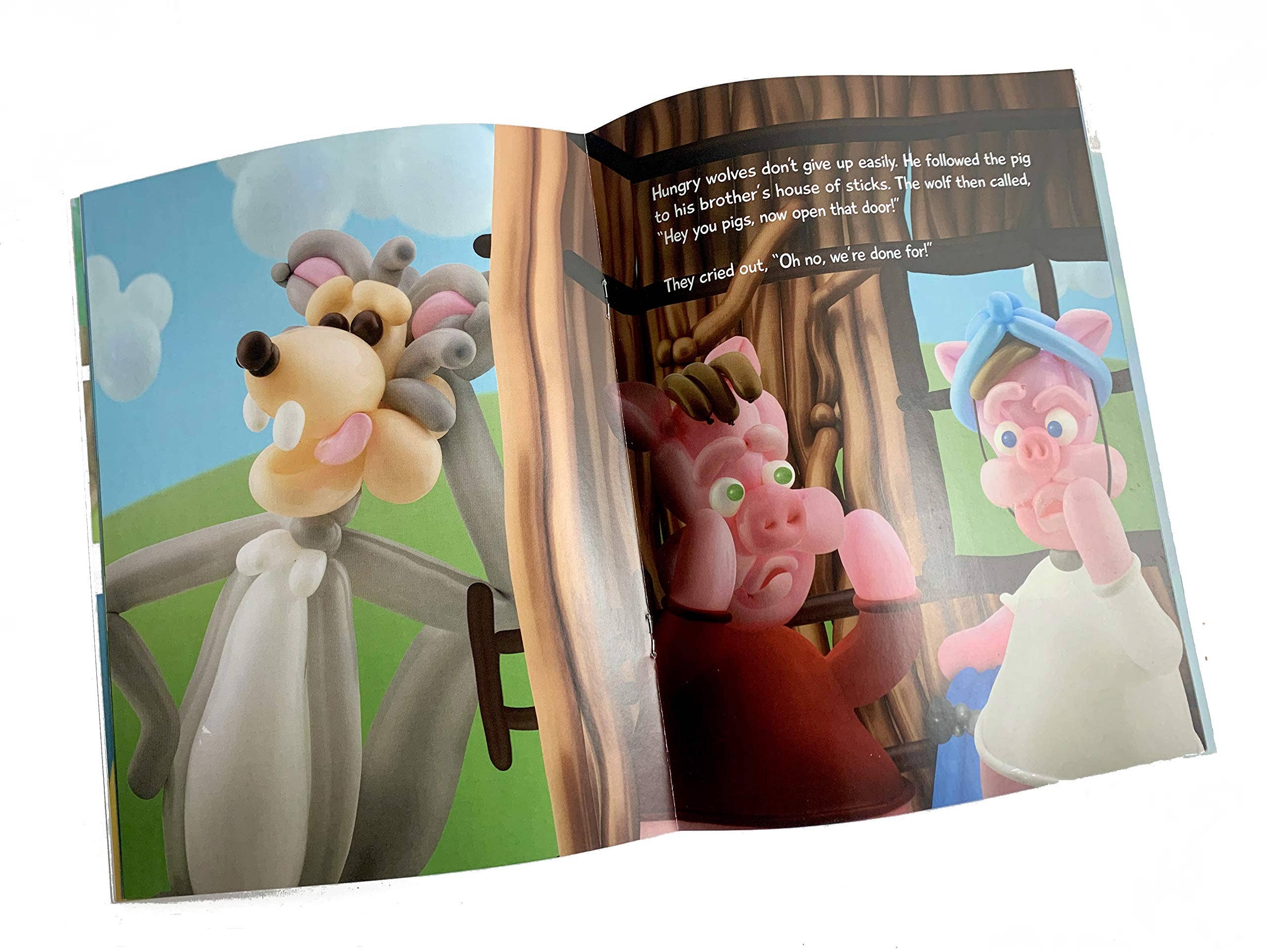 Airigami - Vendita all'ingrosso Libro per neonati e bambini (0-2) - E ha soffiato: una storia gonfiata dei tre porcellini2