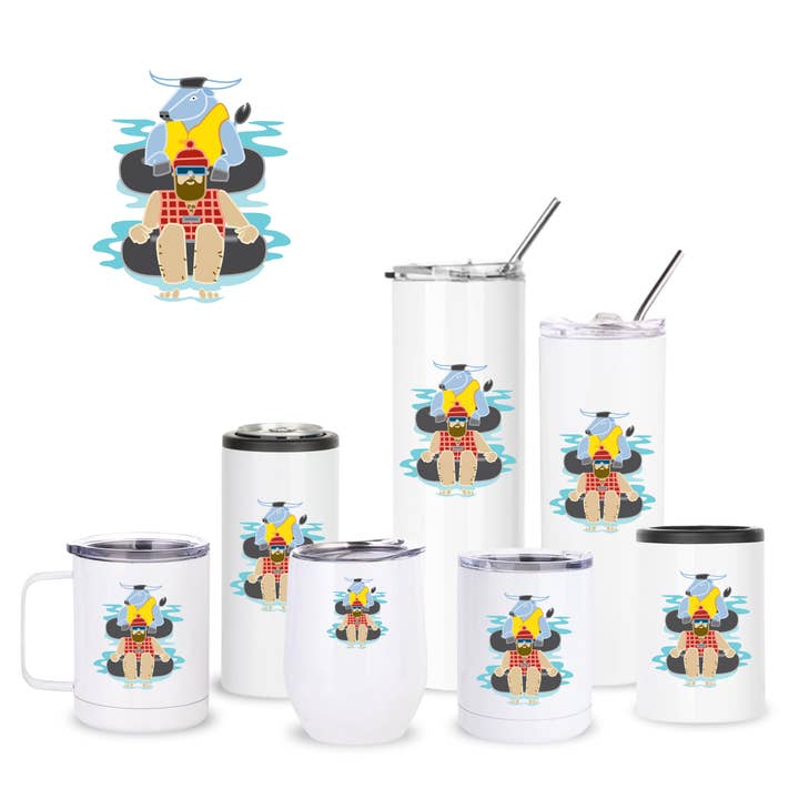 Tubing Paul Bunyan + Babe Isoleret Drikkegrej for engroshandel hos Creative Compass