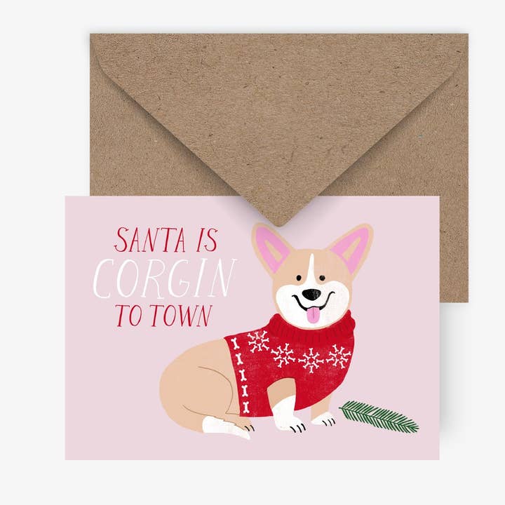 Postcard/Corgin To Town for wholesale by typealive