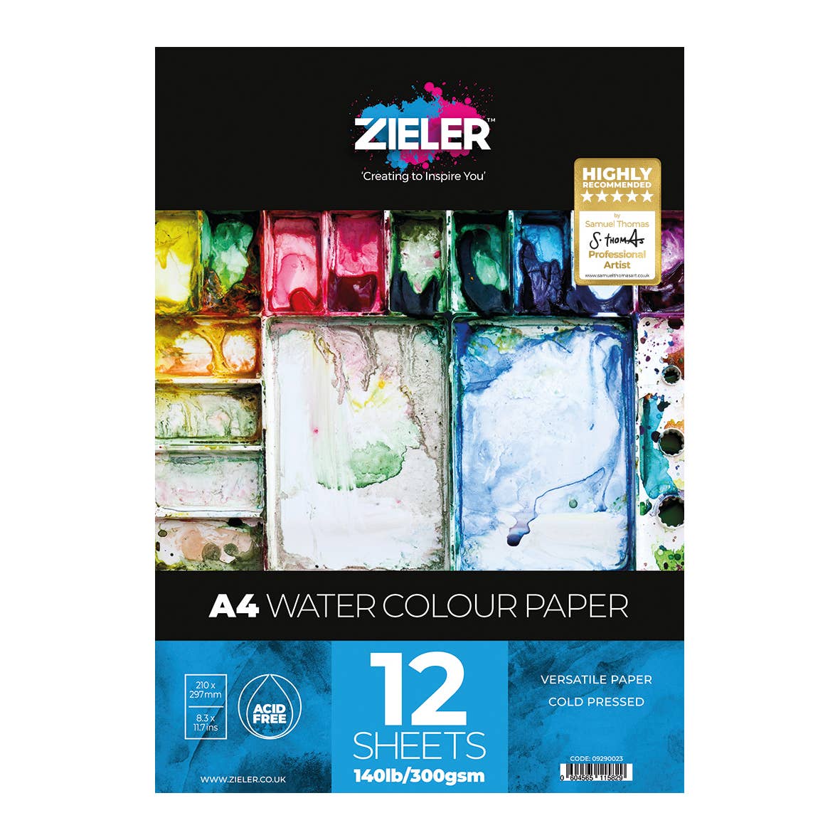 Zieler – Conjunto de arte - Crianças e bebés por atacado – Kit de Presente para Iniciantes em Aquarela - por Zieler1