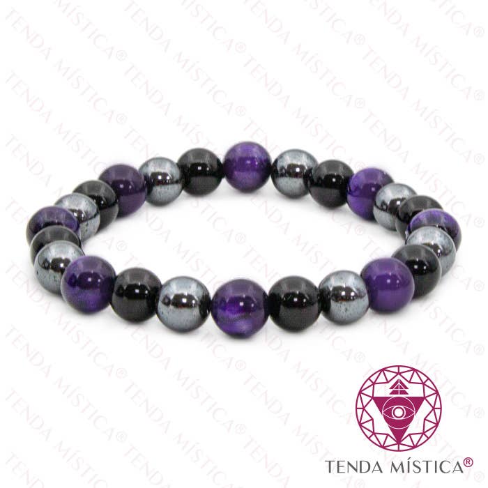 Tenda Mística - Vendita all'ingrosso Bracciale con perline - Bracciale Protezione 3 Poteri - Contro l'Invidia 8mm0