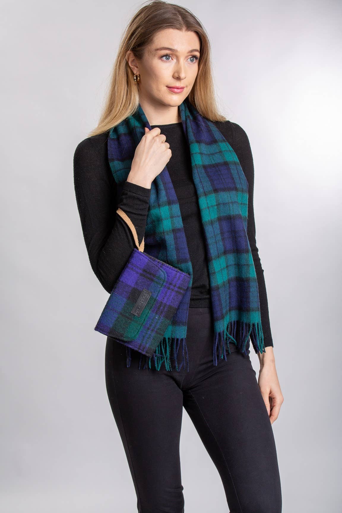 Patrick King Woollen Company - Wholesale Scarf - Women's - Blackwatch Lambswool Scarves1
