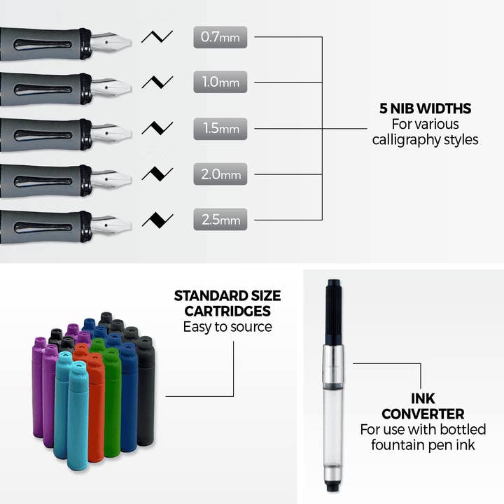 Zieler - Wholesale Pen - Ultimate Calligraphy Pen Gift Set (32 pieces)