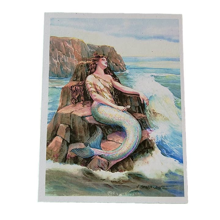 Superior Dry Goods - Wholesale Stationery/Notecard Set - "Mermaids" Recycled Note Cards | Boxed Set | Luxury5
