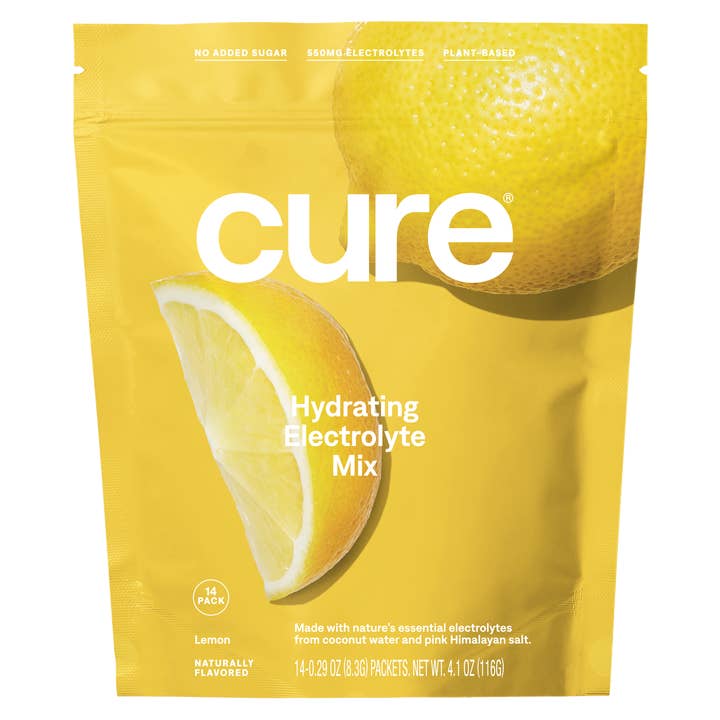 Cure Hydration - Wholesale Powdered Health Drink - Hydrating Electrolyte Mix - Lemonade