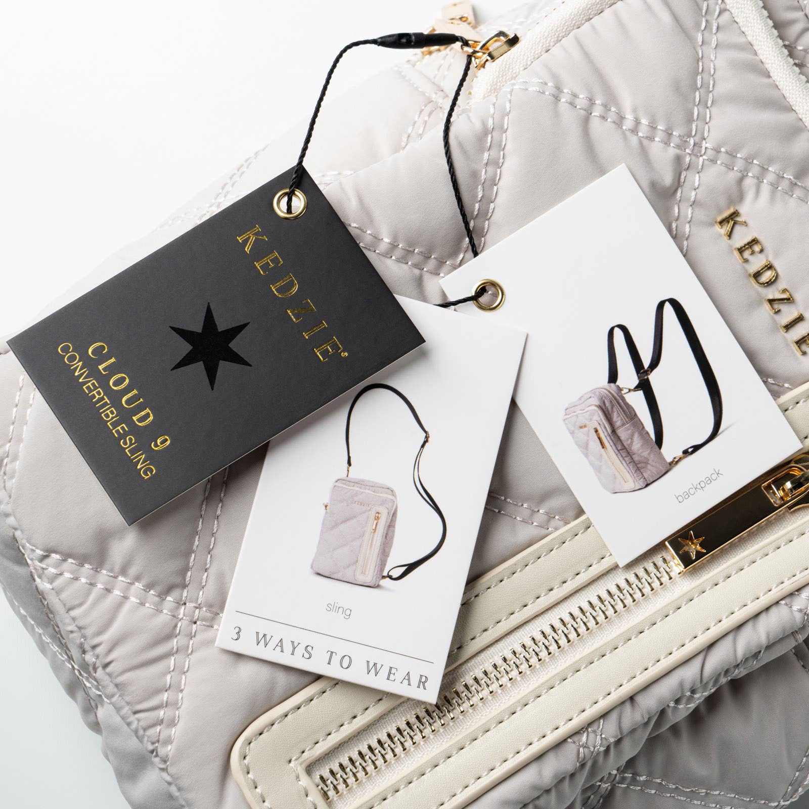 DM Merchandising - Vente Sac à bandoulière – femme - Écharpe convertible Kedzie Cloud 9 En stock9