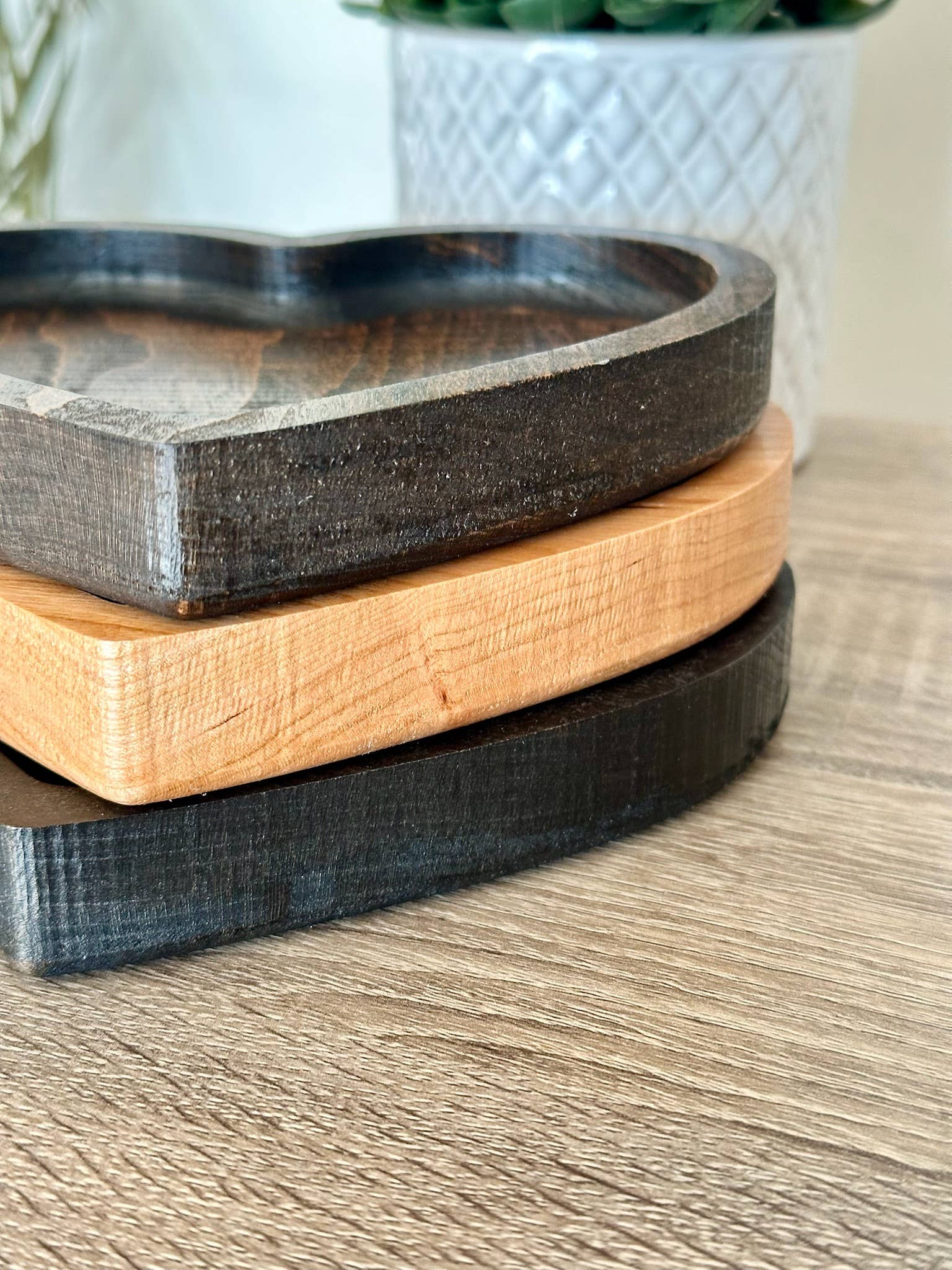 Third Eye Creation Company - Wholesale Decorative Tray - Valentine’s Heart Tray, Wooden Jewelry Dish, Gift for Her9