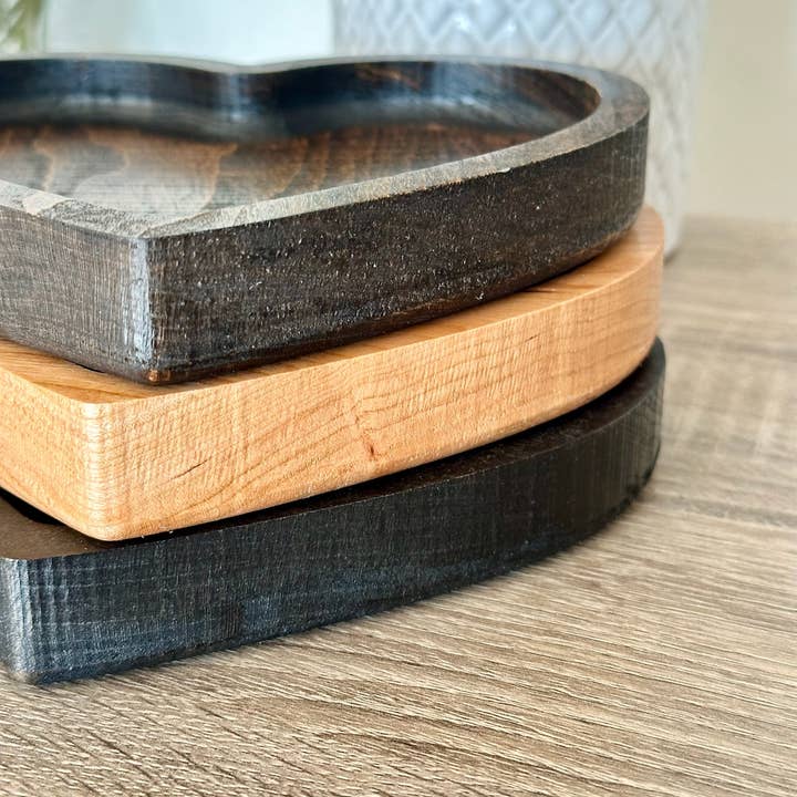 Third Eye Creation Company - Wholesale Decorative Tray - Valentine’s Heart Tray, Wooden Jewelry Dish, Gift for Her9