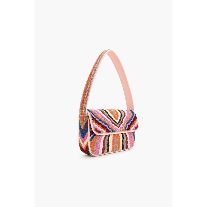 America & Beyond - Wholesale Shoulder Bag - Women's - The Soho Tan Tufted Shoulder Bag2