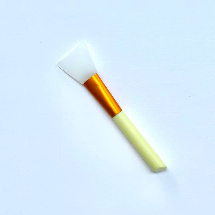 Spa Face Mask Applicator with Silicone Tip Pastel Yellow for wholesale by iconic mi