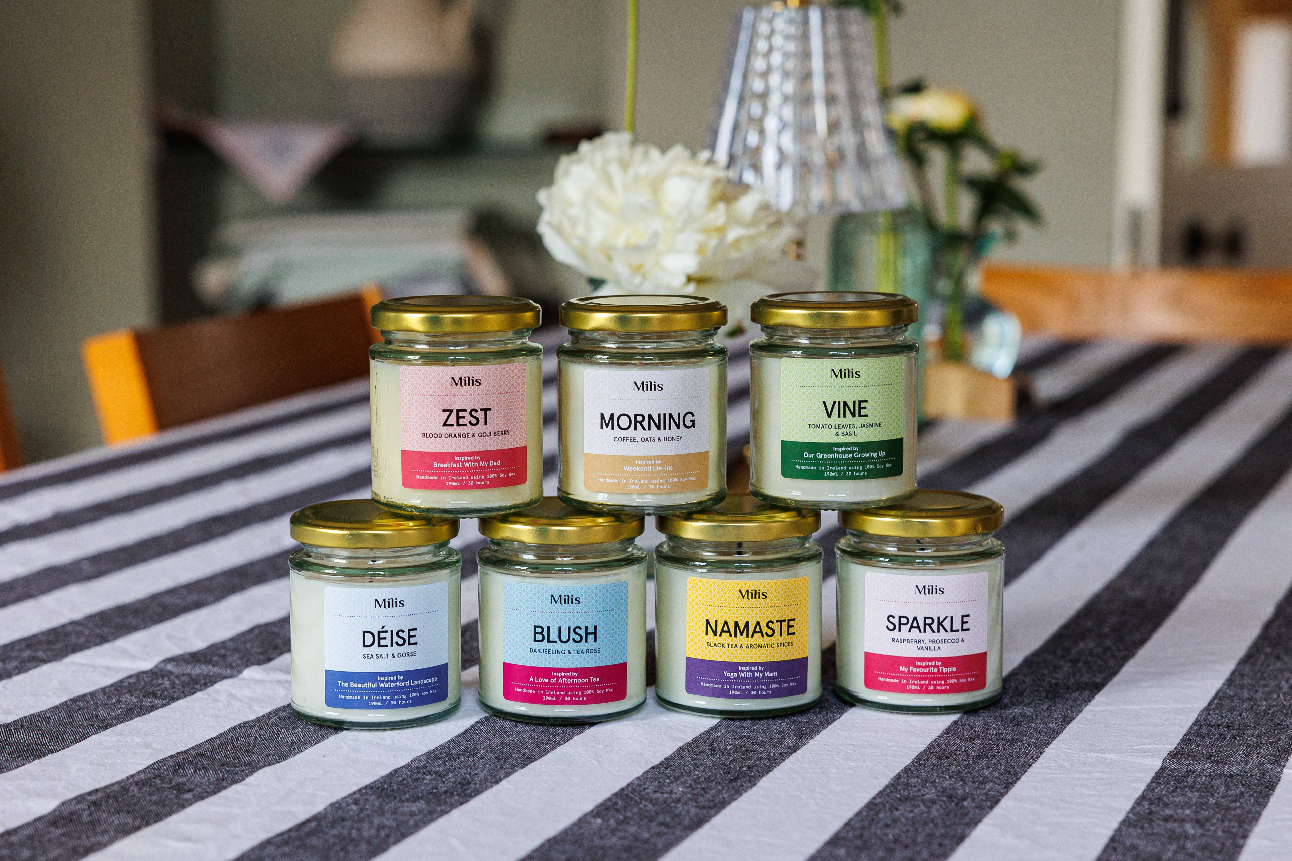 Milis – Engroshandel Glaslys – Sparkle Duftlys – hindbær, prosecco og vanilje1