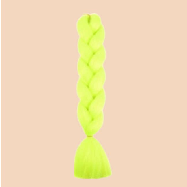 Tangled Hair Care - Vendita all'ingrosso Extension per capelli - Capelli intrecciati sintetici - Giallo neon