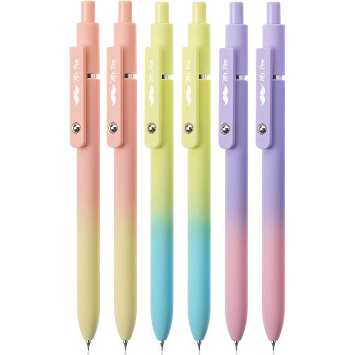 Mr. Pen - Wholesale Pen - Mr. Pen- Retractable Gel Pens, 6 Pack