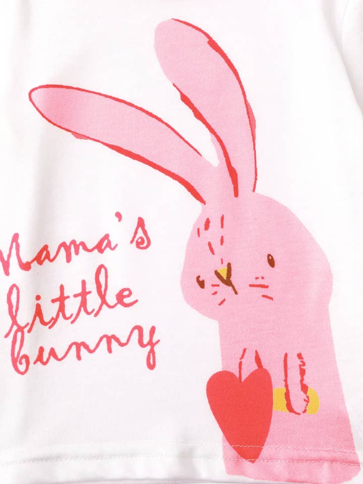 PatPat - Wholesale T-Shirt - Baby - Baby Girls Easter Childlike Rabbit Tee5