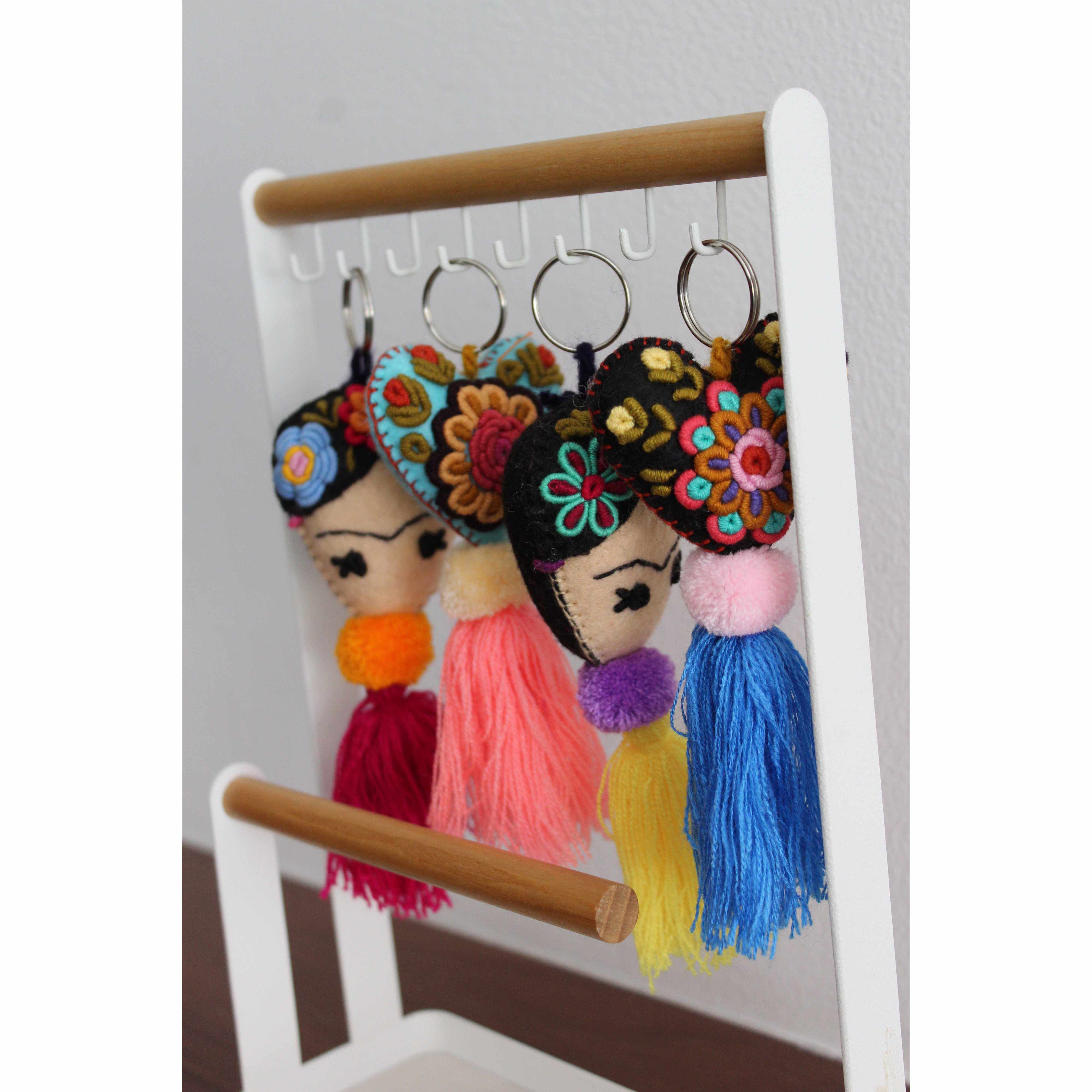 Lumily - Vente Porte-clés – femme - Porte-clés Cœur d'Amour Brodé Rapture | Tirette - Mexique4