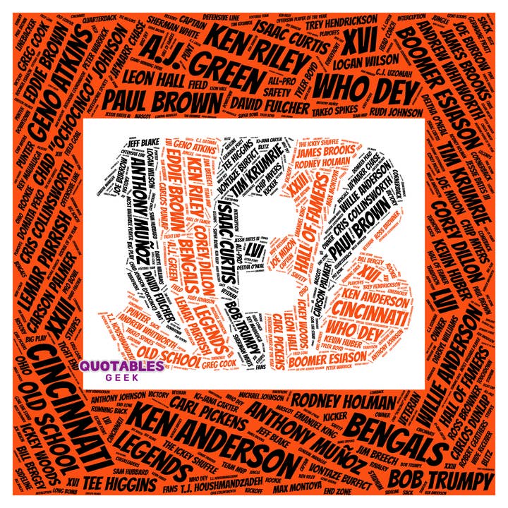 Força Bengals! por atacado de Quotables Geek Custom Designs