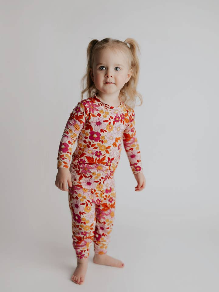Three Little Tots - Wholesale Sleepwear set – Kids - Wild Child Flower Jammies Kids Pjs & Lougewear9